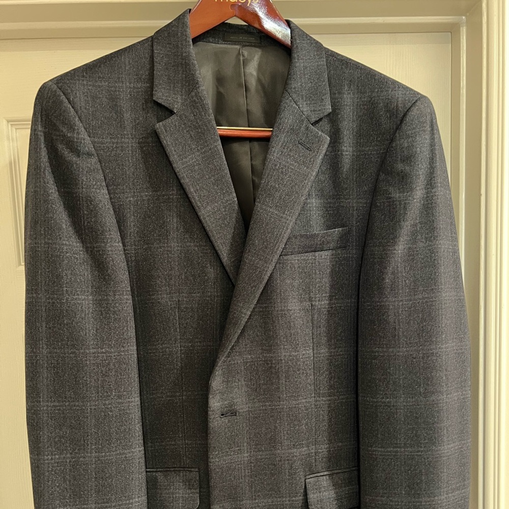 Mens window pane Sport Coat 42L